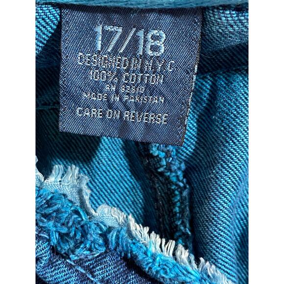 Boho Dyed Denim Raw Edge Waist/Hems Low Rise Cowgirl Chic Jeans Designed In NYC - Picture 3 of 11